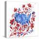 Red White and Blue 3-Irina Trzaskos Studio-Premier Image Canvas