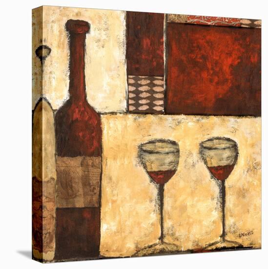 Red Wine for Two-Bagnato Judi-Stretched Canvas