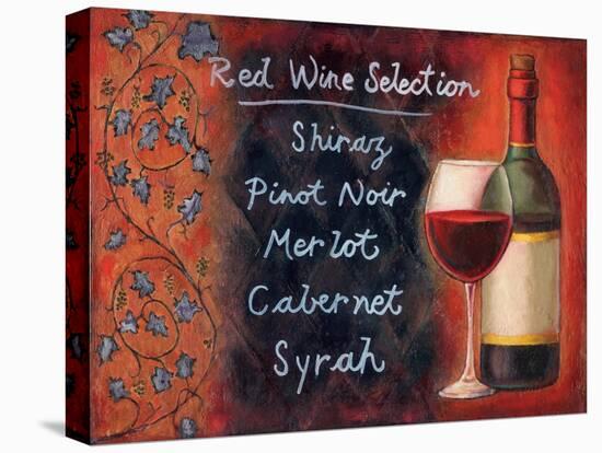 Red Wine Selection-Will Rafuse-Stretched Canvas