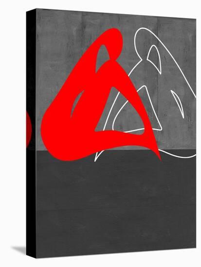 Red Woman-NaxArt-Stretched Canvas