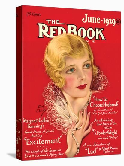 Redbook, June 1929-null-Stretched Canvas