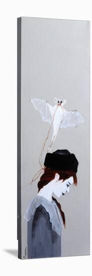 Redhead with Bat, 2016-Susan Adams-Premier Image Canvas