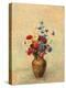 Redon Still Life I-Odilon Redon-Stretched Canvas