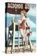 Redondo Beach, California - Lifeguard Pinup-Lantern Press-Stretched Canvas