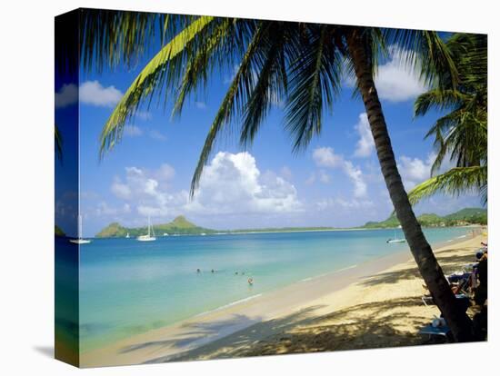 Reduit Beach, St. Lucia, West Indies-John Miller-Premier Image Canvas
