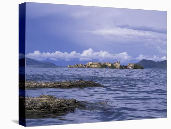 Reed Homes, Uros Floating Islands, Lake Titicaca, Peru-Cindy Miller Hopkins-Premier Image Canvas