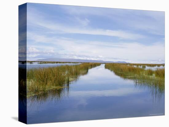 Reed Islands, Lake Titicaca, Peru-Charles Bowman-Premier Image Canvas