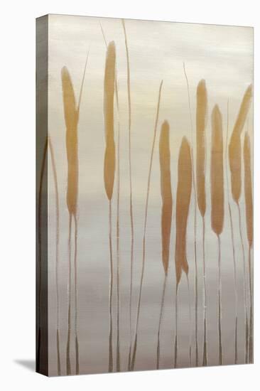 Reeds and Leaves I-Jennifer Goldberger-Stretched Canvas