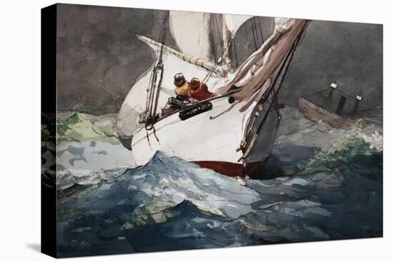 Reefing Sails Around Diamond Shoals, Cape Hatteras by Winslow Homer-Geoffrey Clements-Premier Image Canvas