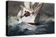 Reefing Sails Around Diamond Shoals, Cape Hatteras by Winslow Homer-Geoffrey Clements-Premier Image Canvas