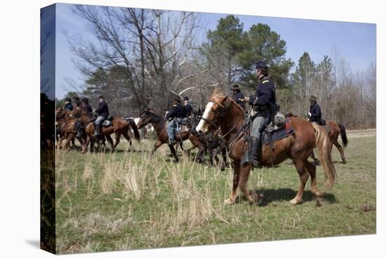 Reenactment Of Civil War Siege Of April 1862, Bridgeport, Alabama-Carol Highsmith-Stretched Canvas