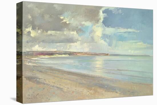 Reflected Clouds, Oxwich Beach, 2001-Timothy Easton-Premier Image Canvas