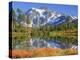 Reflected in Picture Lake, Mt. Shuksan, Heather Meadows Recreation Area, Washington, Usa-Jamie & Judy Wild-Premier Image Canvas