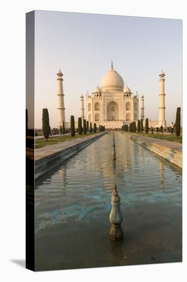 Reflection in Water. Taj Mahal at Sunset. Agra. India-Tom Norring-Premier Image Canvas