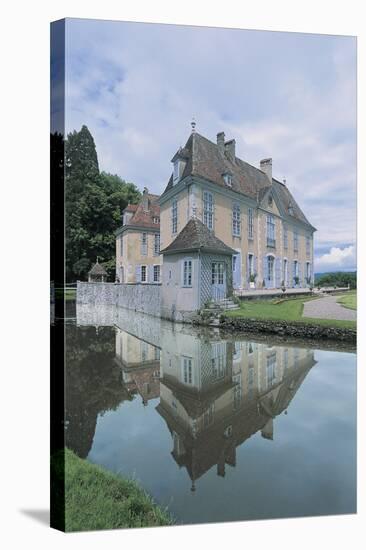 Reflection of a Castle in Water-null-Premier Image Canvas