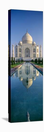 Reflection of a Mausoleum on Water, Taj Mahal, Agra, Uttar Pradesh, India-null-Premier Image Canvas