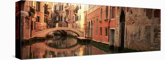 Reflection of Buildings in Water, Venice, Italy-null-Premier Image Canvas