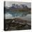 Reflection of Mountain Peak in a Lake, Torres Del Paine, Lake Pehoe-null-Stretched Canvas