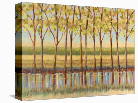 Reflections Along the River-Libby Smart-Stretched Canvas