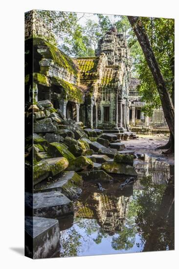 Reflections at Ta Prohm Temple (Rajavihara)-Michael Nolan-Premier Image Canvas