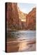 Reflections from Morning Sun. Colorado River. Grand Canyon. Arizona-Tom Norring-Premier Image Canvas