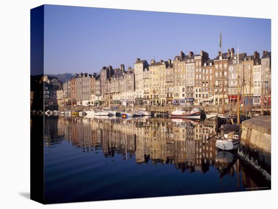 Reflections in the Old Harbour at St. Catherine's Quay in Honfleur, Basse Normandy-Richard Ashworth-Premier Image Canvas