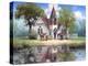 Reflections of a Country Church-Jack Sorenson-Stretched Canvas