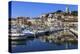 Reflections of boats and Le Suquet, Old port, Cannes, Cote d'Azur, Alpes Maritimes, France-Eleanor Scriven-Premier Image Canvas