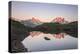 Reflections of Mont Blanc at Sunset on Lac Des Cheserys, Haute Savoie, French Alps, France-Roberto Moiola-Premier Image Canvas