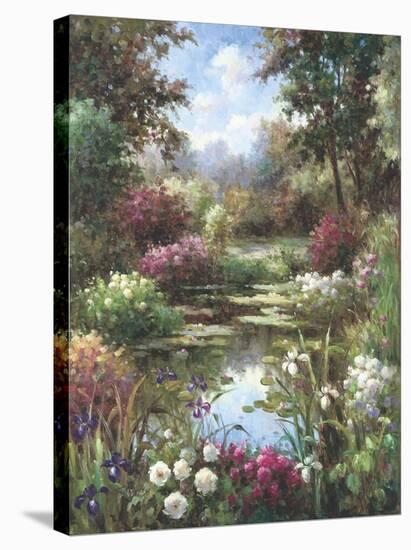 Reflections Of Spring-Vera Oxley-Stretched Canvas