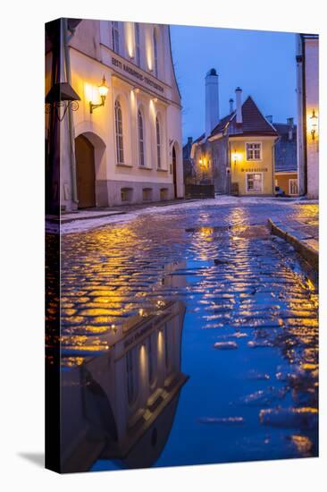 Reflections, Old Town, Tallinn, Estonia-Peter Adams-Premier Image Canvas