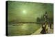 Reflections on the Thames, Westminster, 1880-John Atkinson Grimshaw-Premier Image Canvas