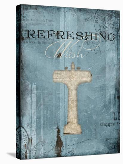 Refreshing Wash-Jace Grey-Stretched Canvas