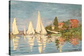 Regatta at Argenteuil, C.1872-Claude Monet-Premier Image Canvas