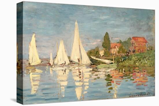 Regatta at Argenteuil, C.1872-Claude Monet-Premier Image Canvas