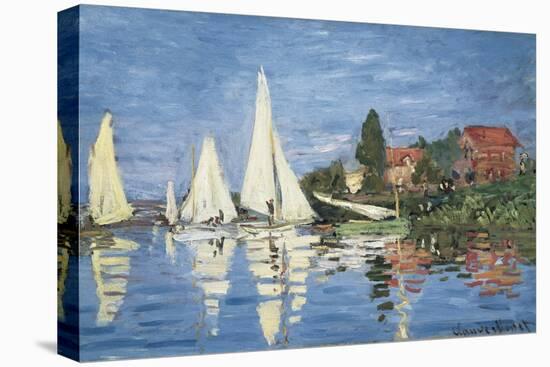 Regatta at Argenteuil-Claude Monet-Stretched Canvas