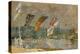 Regatta at Molesey (near Hampton Court, England), 1874. Oil on canvas 66 x 91 cm R.F. 2787.-Alfred Sisley-Premier Image Canvas