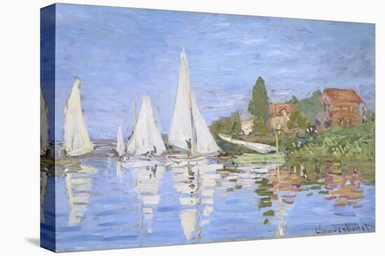 Regattas at Argenteuil by Claude Monet-Claude Monet-Premier Image Canvas