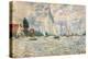 Regattas at Argenteuil-Claude Monet-Stretched Canvas