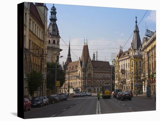 Regele Ferdinand Street, Cluj Napoca, Transylvania, Romania, Europe-Marco Cristofori-Premier Image Canvas