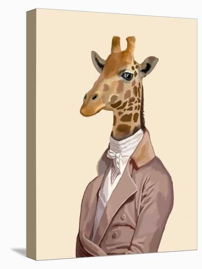 Regency Giraffe-Fab Funky-Stretched Canvas