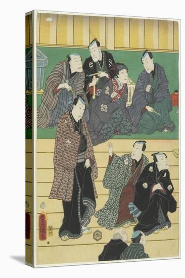 Rehearsal of a Kabuki Play, September 1860-Utagawa Kunisada-Premier Image Canvas