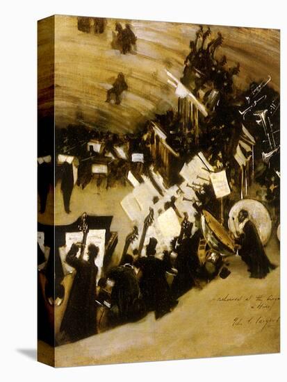 Rehearsal of the Pasdeloup Orchestra at the Cirque D’ Hiver, 1876-John Singer Sargent-Premier Image Canvas