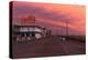 Rehoboth Beach, Delaware - Dolles and Sunset-Lantern Press-Stretched Canvas