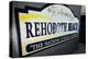 Rehoboth Beach, Delaware - Welcome Sign-Lantern Press-Stretched Canvas