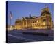 Reichstag in the evening, Berlin, Germany-null-Stretched Canvas