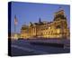 Reichstag in the evening, Berlin, Germany-null-Stretched Canvas