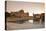 Reichstag Parliament Building at sunset, The Paul Loebe Haus building, Mitte, Berlin, Germany-Markus Lange-Premier Image Canvas