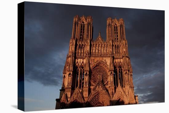 Reims Cathedral France west front-Charles Bowman-Premier Image Canvas