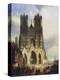 Reims Cathedral, Painting by David Roberts (1796-1864)-David Roberts-Premier Image Canvas